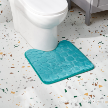 Alfombrilla de baño de franela para inodoro